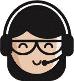 รับออกแบบเว็บไซต์ ตัวแทนฝ่ายบริการลูกค้าพร้อมหูฟังและไมโครโฟน