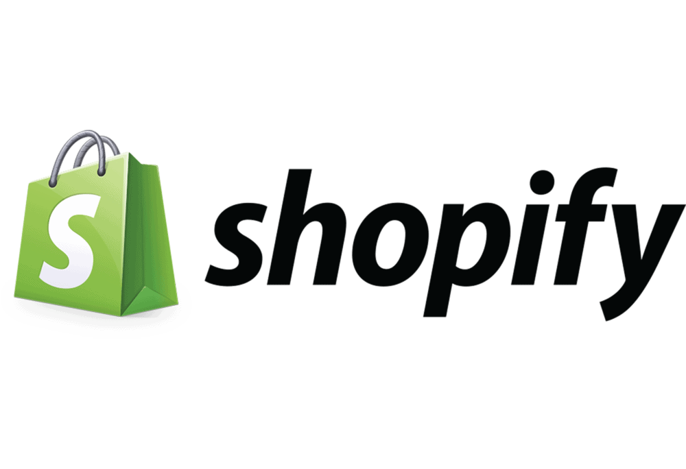 รับออกแบบเว็บไซต์ โลโก้ Shopify ถุงช้อปปิ้งสีเขียวพร้อมตัวอักษร S สีขาว